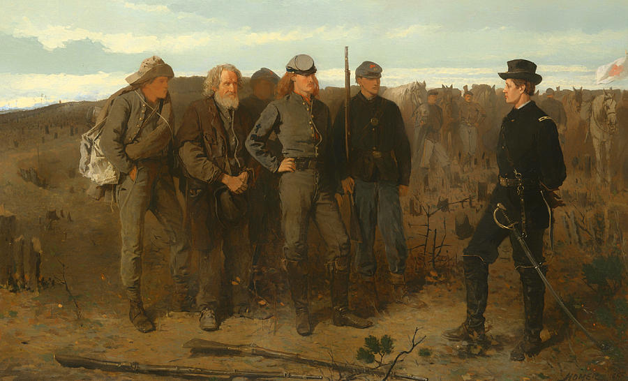 Vintage Painting - Prisoners from the Front #5 by Mountain Dreams