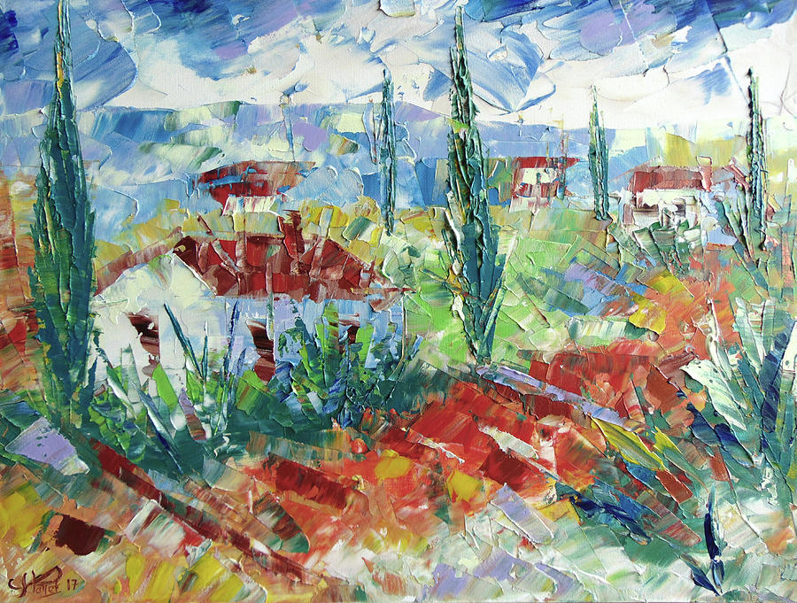 Provence  #19 Painting by Frederic Payet