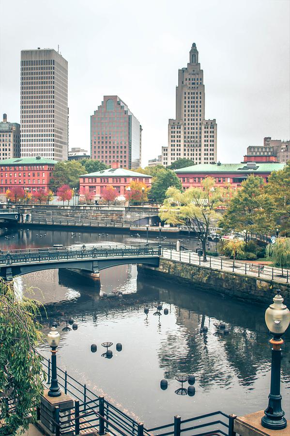 Providence Rhode Island City Skyline In October 2017 #5 Photograph by Alex Grichenko