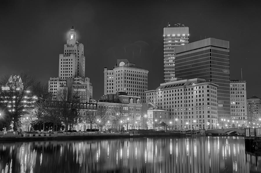 providence Rhode Island from the far side of the waterfront Photograph