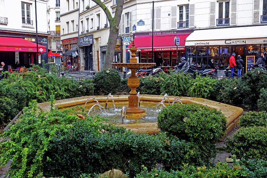 Public Fountain In Paris, France #5 Photograph by Rick Rosenshein