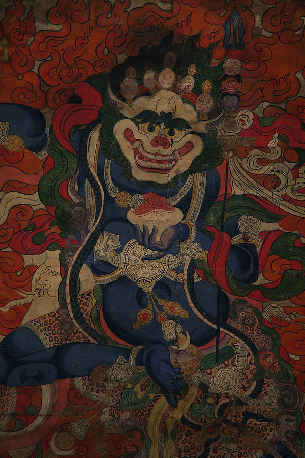 Qing Dynasty Thang-ga part Tibet Painting by He Hong - Fine Art America