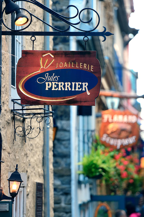Quebec City Street View Photograph