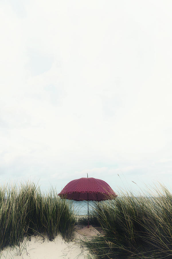 Summer Photograph - Red Umbrella #5 by Joana Kruse