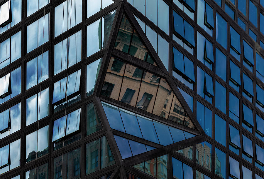 Reflective Glass Building #5 Photograph by Robert Ullmann