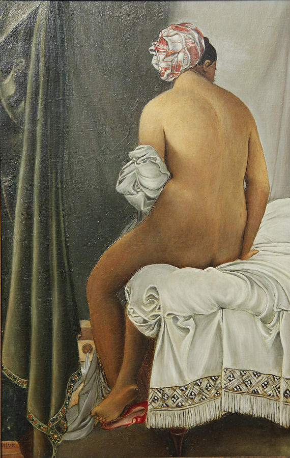 Nude Painting - Reproduction #5 by Clarissa Talve