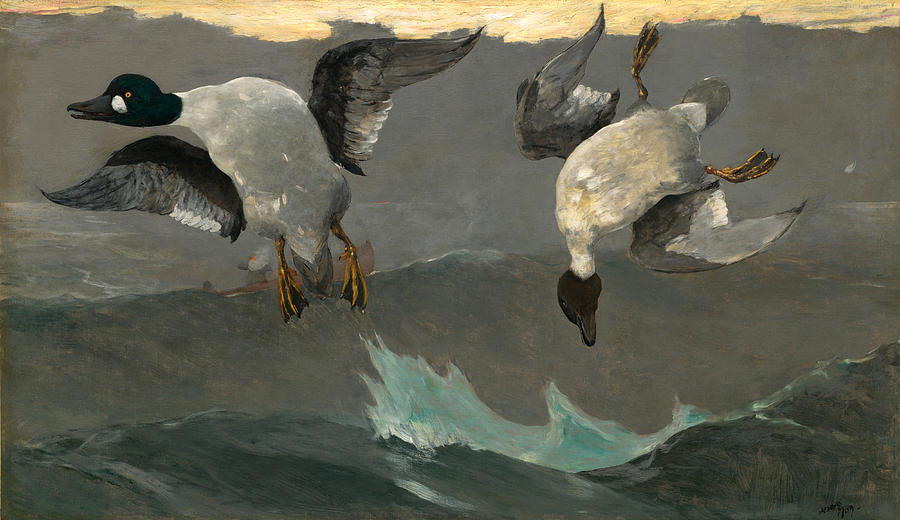 Right and Left #5 Painting by Winslow Homer