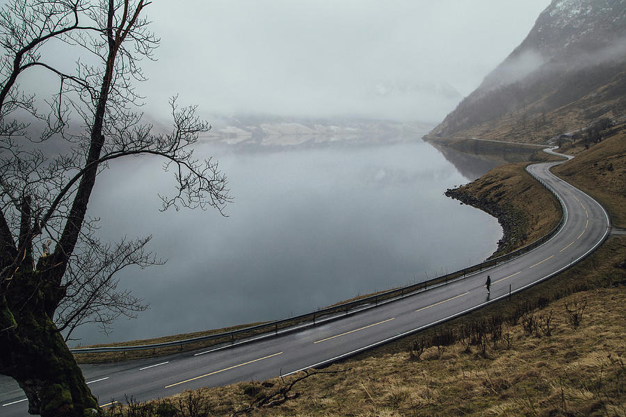 Roads of Norway #5 Photograph by Aldona Pivoriene