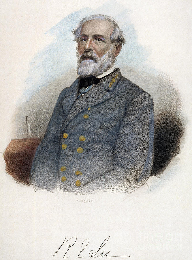 Robert E. Lee #1 Drawing by Granger