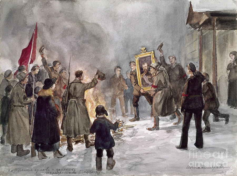 Russian Revolution, 1917 #5 Photograph by Granger