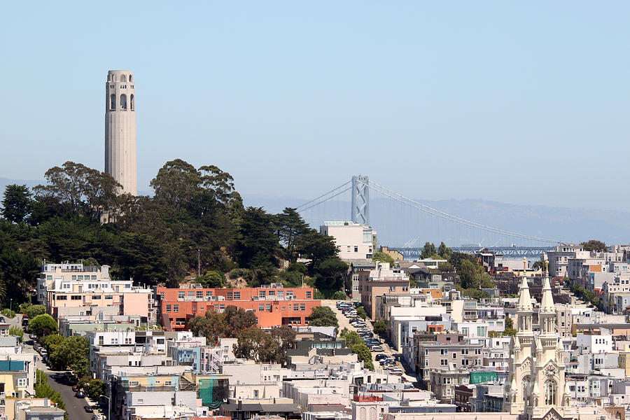 San Francisco Coit Tower #5 Photograph by Henrik Lehnerer