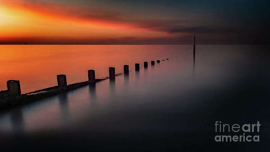 Seascape Sunset #5 Photograph by Adrian Evans