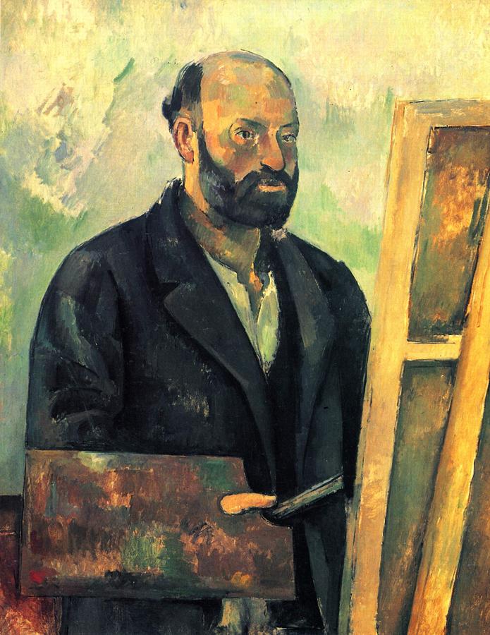 Self Portrait #5 Painting by Paul Cezanne