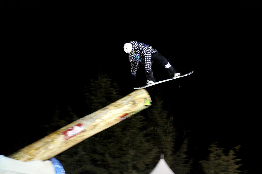 Winter Photograph - Snowboarder at the Telus snowboard festival Whistler 2010 #5 by Pierre Leclerc Photography