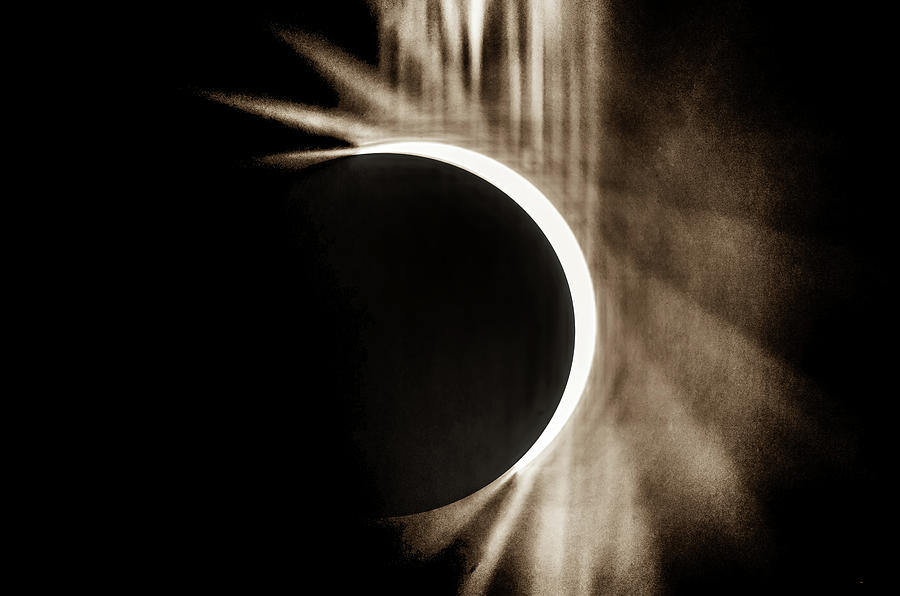 Solar Eclipse 2017 event in South Carolina sky #5 Photograph by Alex Grichenko