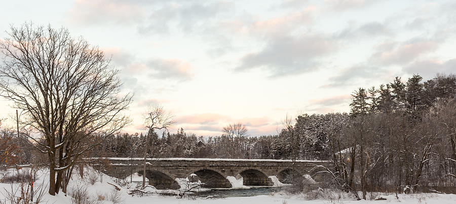 5 Span Winter Landscape Photograph by Josef Pittner