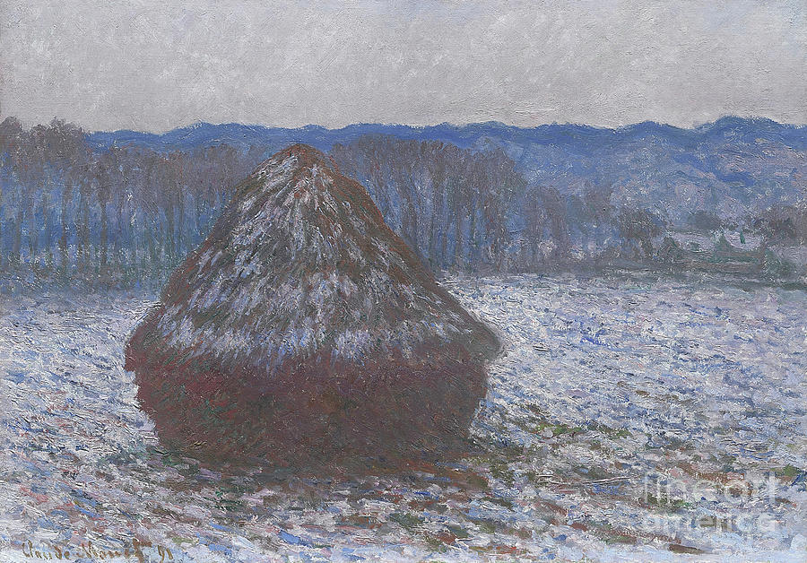 Claude Monet Painting - Stack of Wheat by Claude Monet