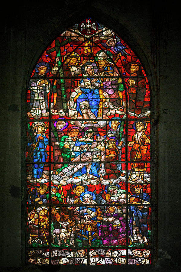 Stained Glass at the Manizales Cathedral in Colombia #5 Photograph by Adam Rainoff