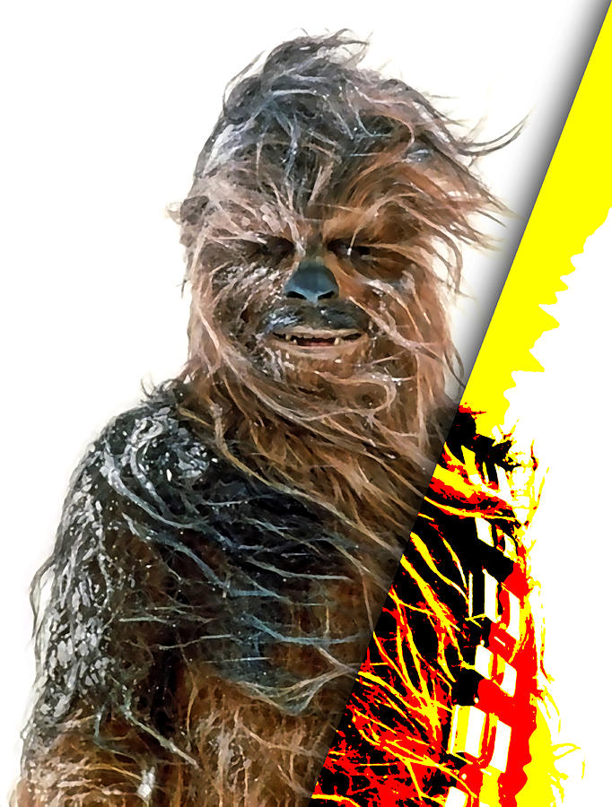 Star Wars Mixed Media - Star Wars Chewbacca Collection #5 by Marvin Blaine