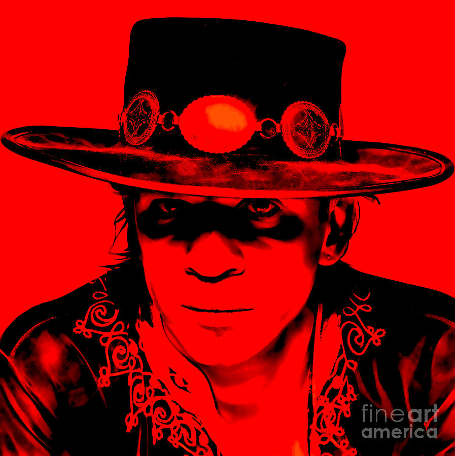 Stevie Ray Vaughan Collection #9 Mixed Media by Marvin Blaine