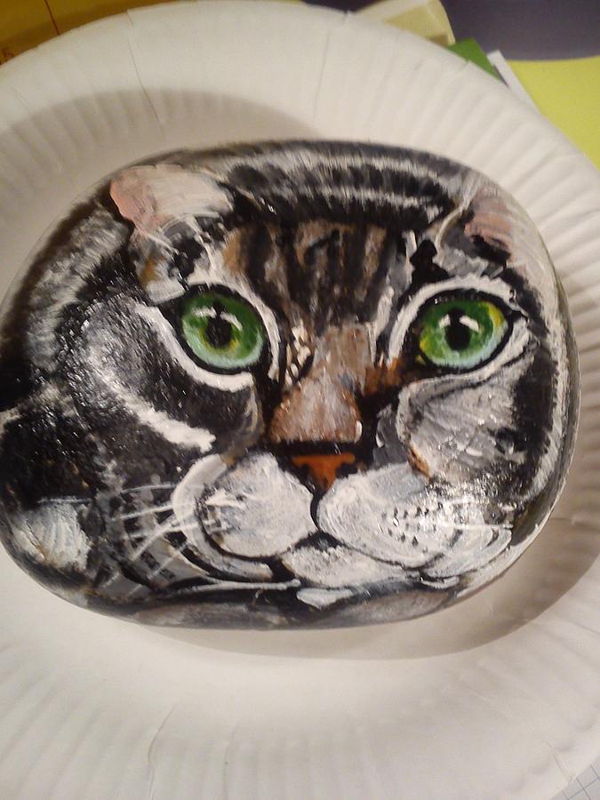 Stone Cats Sculpture by Colette Elghozi Fine Art America