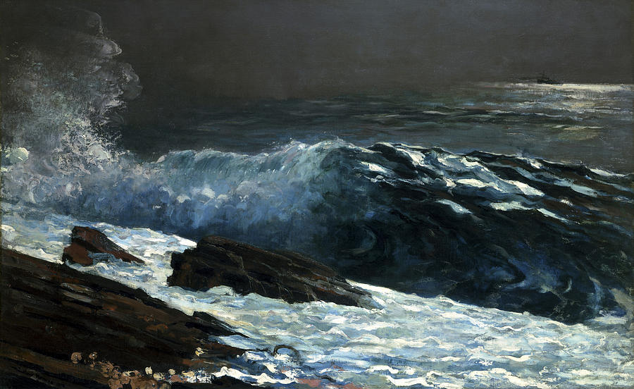 Sunlight On The Coast #6 Painting by Winslow Homer