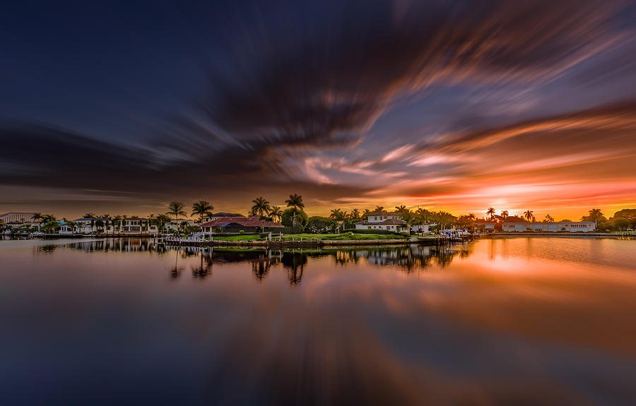 Sunrise at Naples, Florida #5 Photograph by Peter Lakomy