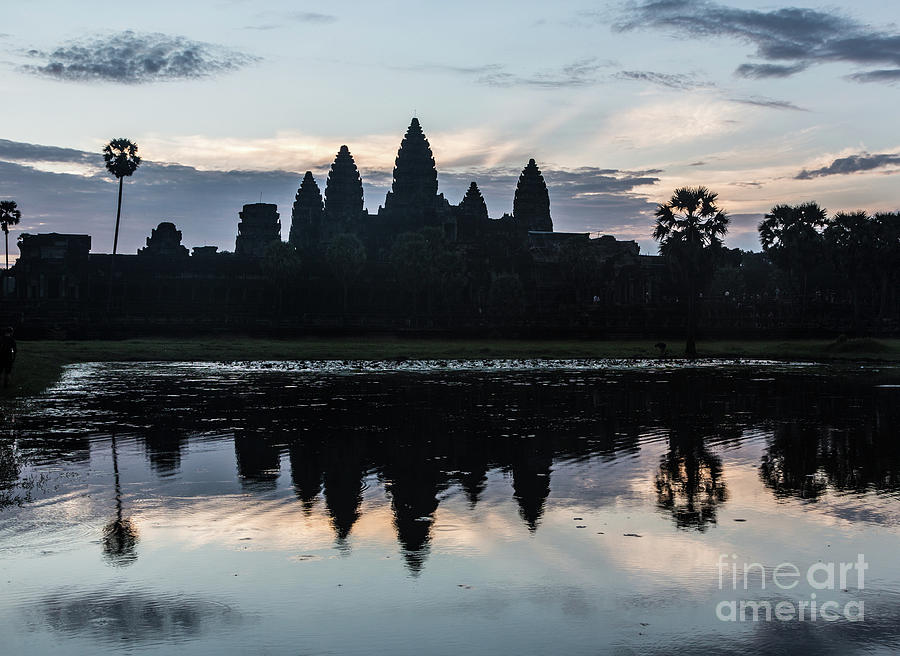 Sunrise over Angkor Wat #5 Photograph by Didier Marti