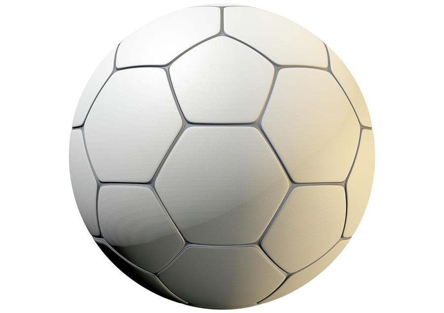 Soccer Digital Art - Textured Soccer Ball Closeup #5 by Allan Swart