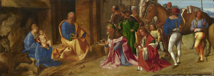 The Adoration of the Kings Painting by Giorgione | Fine Art America