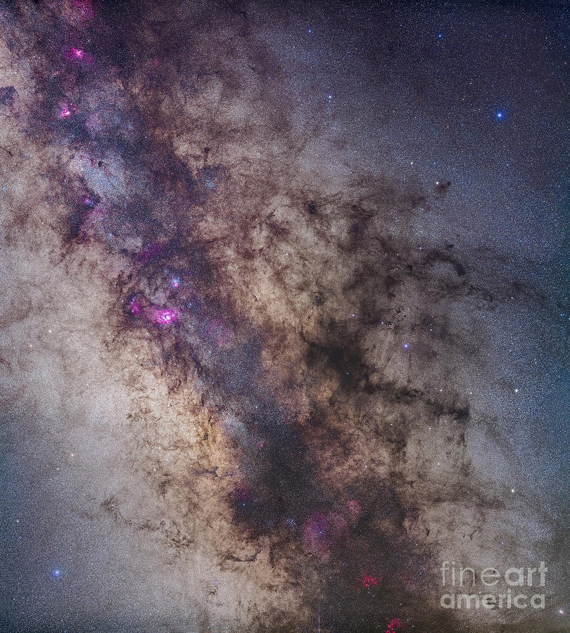 The Center Of The Milky Way Photograph