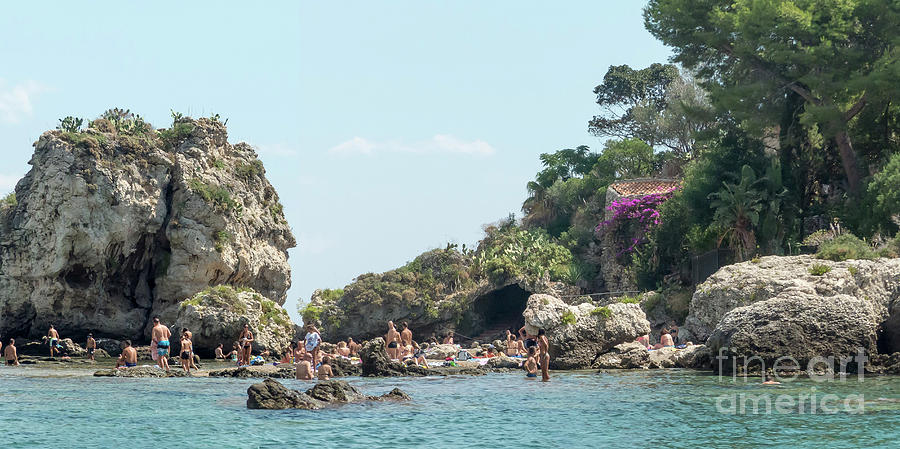 The coast near Taormina #5 Photograph by Rod Jones