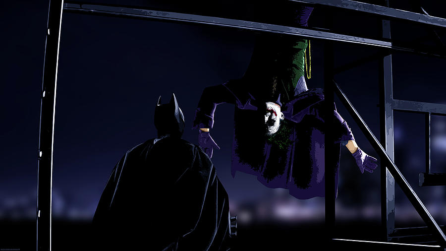 The Dark Knight Digital Art - The Dark Knight #5 by Maye Loeser