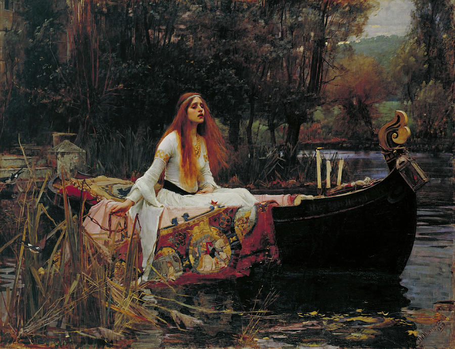 The Lady of Shalot  Painting by John William Waterhouse