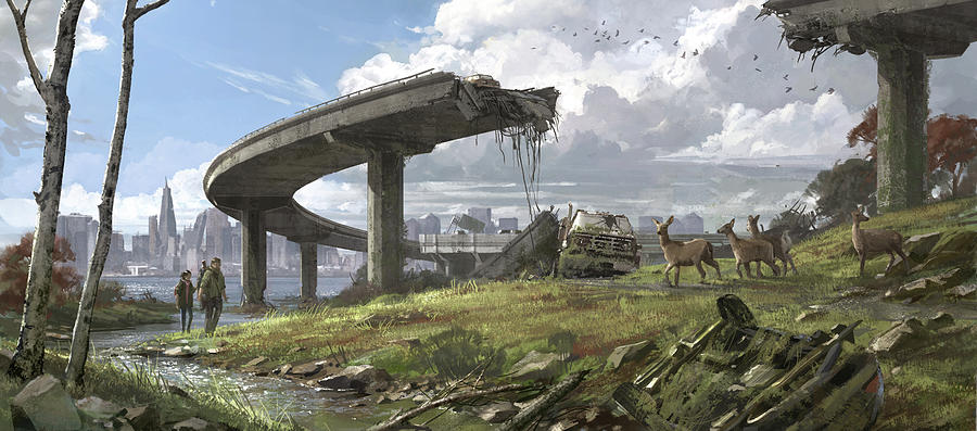Landscape Digital Art - The Last Of Us #5 by Super Lovely