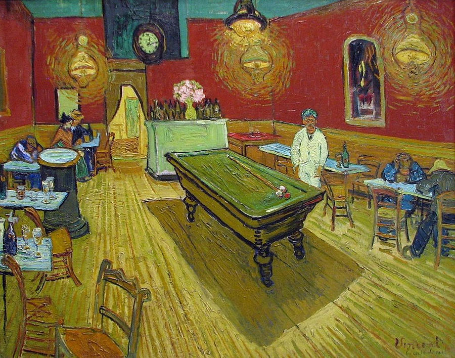 The Night Cafe Painting by Vincent van Gogh - Fine Art America