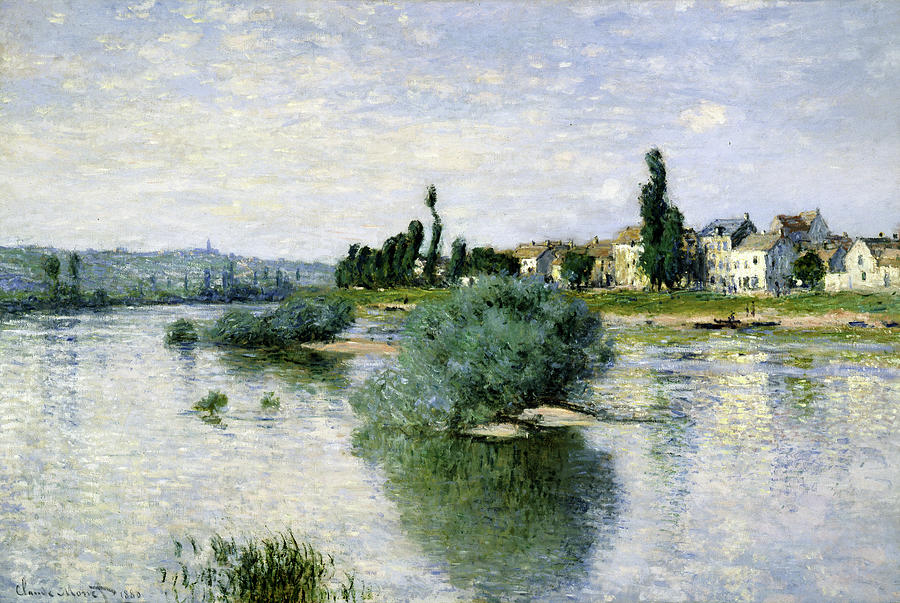 The Seine at Lavacourt #5 Painting by Celestial Images