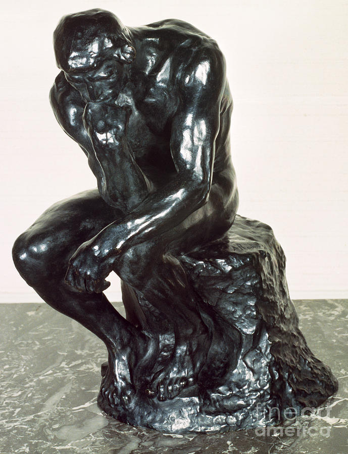 Auguste Rodin Sculpture - The Thinker by Auguste Rodin