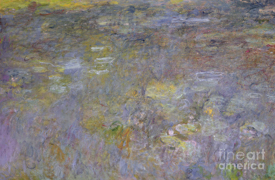 Claude Monet Painting - The Waterlily Pond by Claude Monet