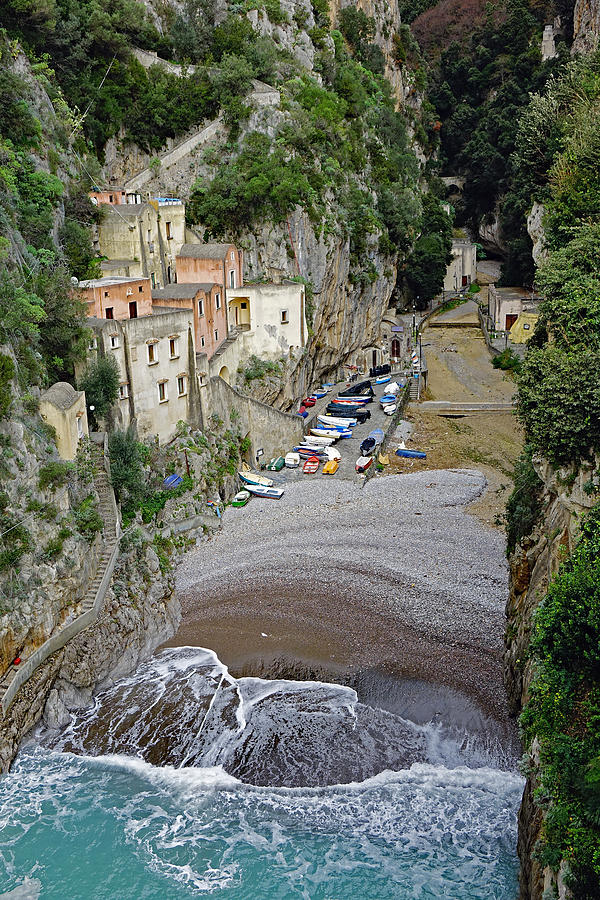 This Is A View Of Furore A Small Village Located On The Amalfi Coast In Italy  #5 Photograph by Rick Rosenshein