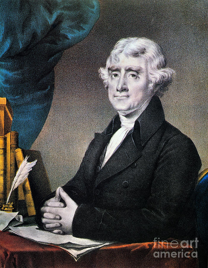 Thomas Jefferson (1743-1826) #5 by Granger