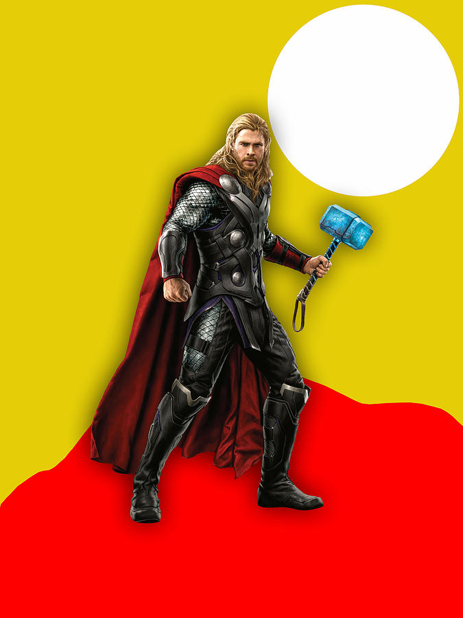 Thor Movie Mixed Media - Thor Collection #5 by Marvin Blaine