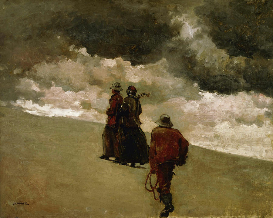 Winslow Homer Painting - To the Rescue #5 by Winslow Homer