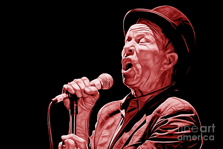 Music Mixed Media - Tom Waits Collection #5 by Marvin Blaine