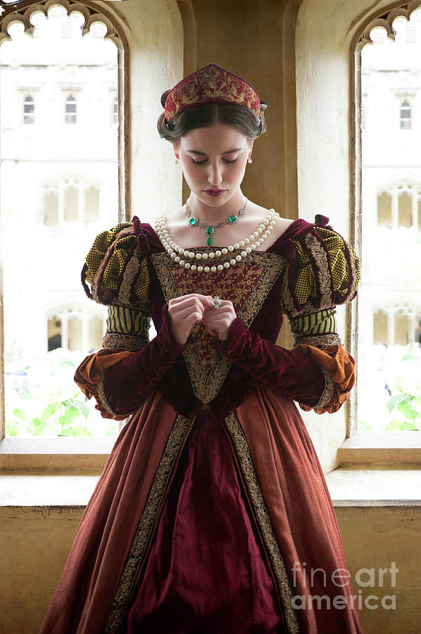 Queen Photograph - Tudor Woman #5 by Lee Avison