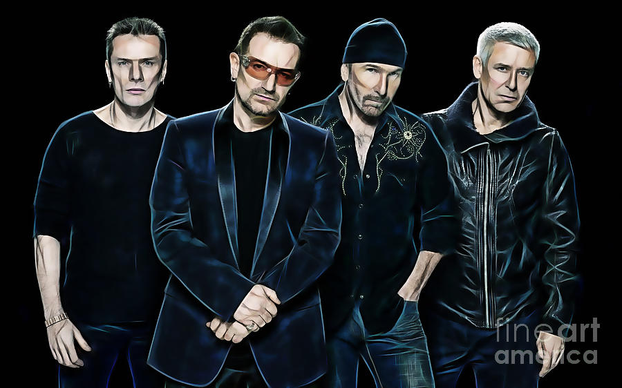 U2 Collection #5 Mixed Media by Marvin Blaine