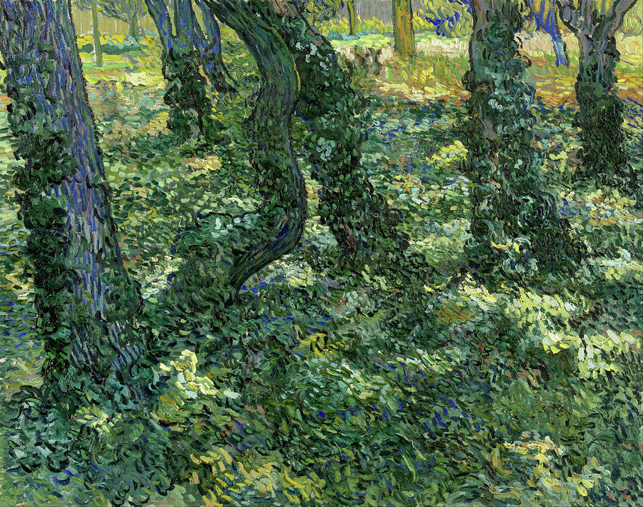 Undergrowth #5 Painting by Vincent van Gogh