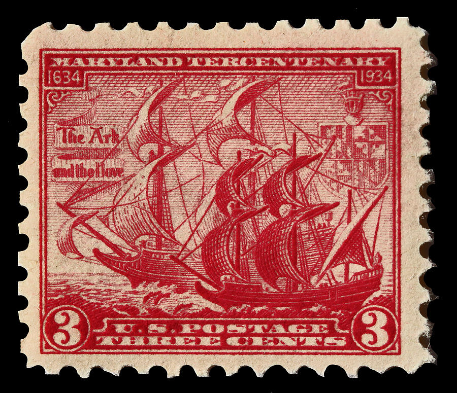 Old Sailing Ship Postage Stamp Photograph By James Hill