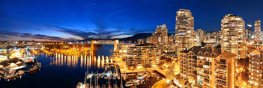 Vancouver harbor view  #5 Photograph by Songquan Deng