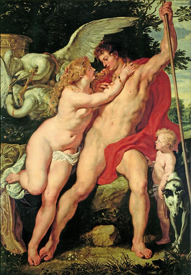 Venus and Adonis Painting by Peter Paul Rubens